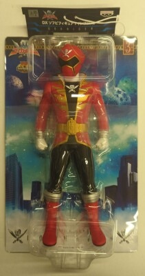 Banpresto DX Soft Vinyl Figure 1in Blister Kaizoku Sentai Gokaiger Gokai Red