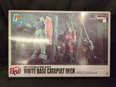 Megahouse Realistic Model Mobile Suit Gundam White Base Catapult Deck (for 1/144 HGUC series)