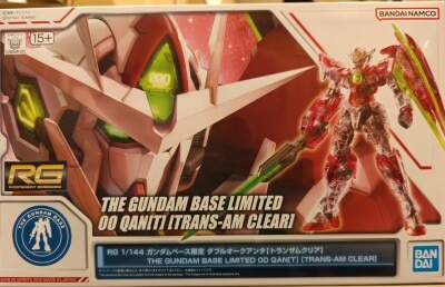 Bandai Spirits RG 1/144 Bandai Namco Version 00 Qan (T)] Trans-Am Clear