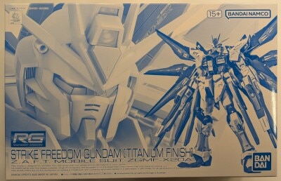 Bandai Spirits RG 1/144 Bandai Namco Strike Freedom Gundam Titanium Finish