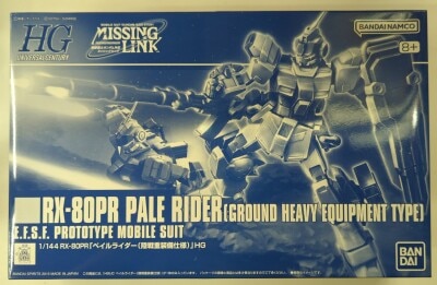 Bandai Spirits HGUC 1/144 Bandai Namco Pale Rider Heavy Ground Equipment Specification