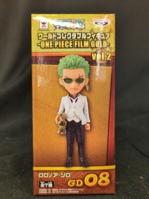 Banpresto WCF One Piece FILM GOLD vol.2 GD08 Roronoa Zoro