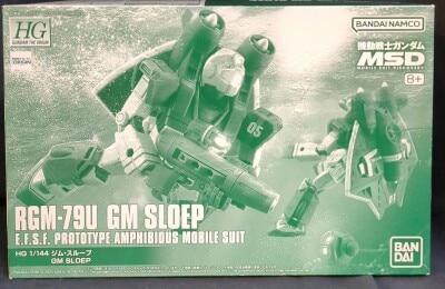 Bandai Spirits HG 1/144 Mobile Suit Gundam MSD Jim Sloop gambar 1
