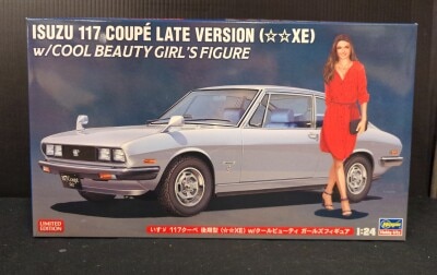 Hasegawa 1/24 Isuzu 117 Coupe Late Model (☆☆XE) w/Cool Beauty Girls Figure 圖片 1