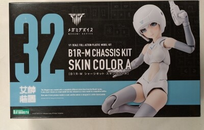 Kotobukiya Megami Device B1R-M Chassis Kit Skin Color A With Bonus Hair Arrangement Parts With Bonus