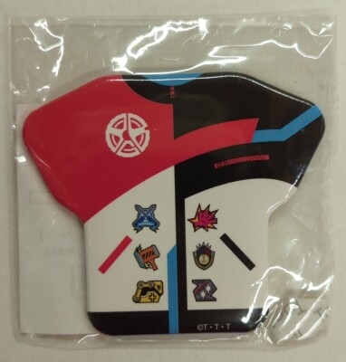 Toei TOS Lottery Premium Can Badge Selection Vol.2 Bakujou Sentai Bunbunger B-Prize Bunred/Handou Daiya Uniform-shaped Can Badge