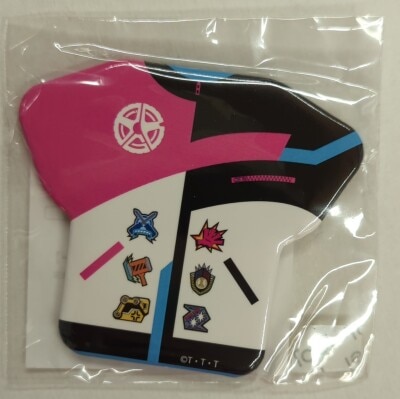 Toei TOS Lottery Premium Can Badge Selection Vol.2 Bakujou Sentai Bunbunger B-Prize Bunpink/Shibuto Mirai Uniform-shaped Can Badge