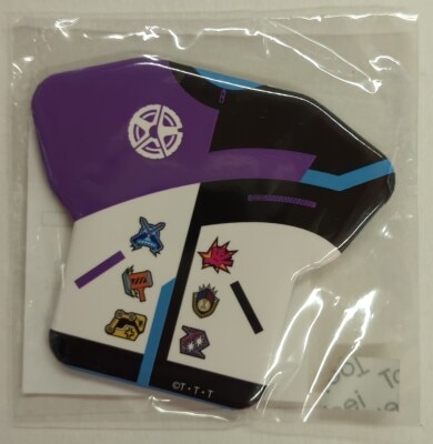 Toei TOS Lottery Premium Can Badge Selection Vol.2 Bakujou Sentai Bunbunger B-Prize Bunviolet/Homura Sento Uniform-shaped Can Badge รูปภาพ 1