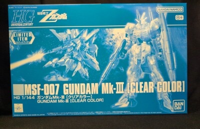 Bandai Spirits HGUC 1/144 Mobile Suit Zeta Gundam Gundam Mk-III [Clear Color] LIMITED hình ảnh 1