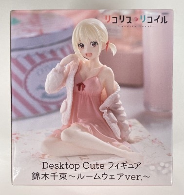 Taito Desktop Cute Figure : Lycoris Recoil Nishikigi Chisaku Roomwear Ver. Resale รูปภาพ 1