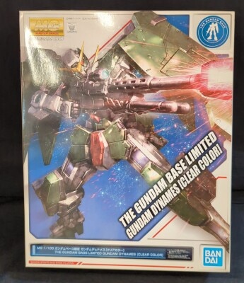 BANDAI - MG/Gundam Base Limited Mobile Suit Gundam 00 Gundam Dynames Clear Color hình ảnh 1