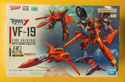 Bandai 1/100 HG VF-19 Modified Fire Valkyrie Sound booster Equipped 5