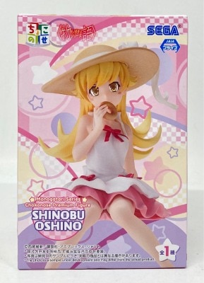 Sega Choconose Premium Figure the Monogatari Series Shinobu Oshino Bild 1