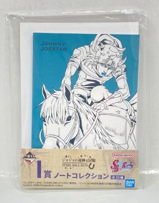 Bandai Spirits Ichiban Kuji JoJo's Bizarre Adventure Bizarre Adventure STEEL BALL RUN SBR J-Prize Johnny Joestar & Gyro Zeppeli A sticker Assortment