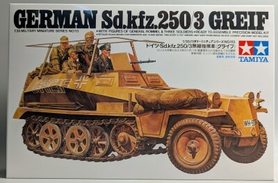 Tamiya 1/35 Military Miniature German Sd.Kfz.250/3 Radio Command Vehicle Greif 113