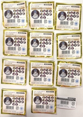 BANDAI NAMCO JoJo's Bizarre Adventure Bizarre Adventure 75mm Hologram Can Badge Collection PART E5 Vol.1 (Set of 11)