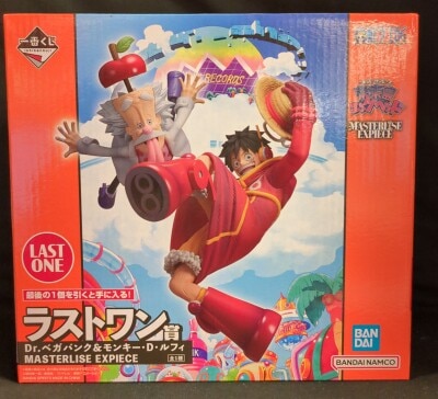 Bandai Spirits Ichiban Kuji One Piece Miraijima Egg head Last One Prize Dr. Vegapunk and Monkey D Luffy MASTERLISE EXPIECE