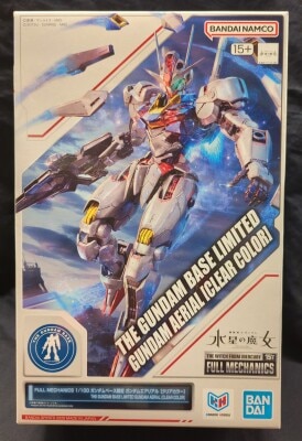 BANDAI SPIRITS FULL MECHANICS 1/100/ Gundam Base Limited Mobile Suit Gundam: The Witch from Mercury Gundam Aerial [Clear Color]