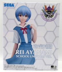 Sega High Premium Figure Evangelion: New Movie Version Rei Ayanami School Uniform Ver.
