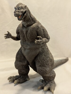 Banpresto Original Godzilla Big Size Soft Vinyl Figure Shodai Godzilla Brown