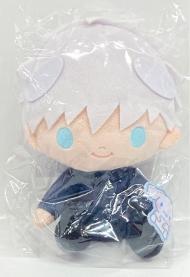Sega Sega Lucky Kuji Online Jujutsu Kaisen Shibuya Incident x Sanrio Characters B-Prize-5 Satoru Gojo x Cinnamoroll Sitting Plush Toy
