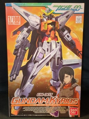 Bandai 1/100 Mobile Suit Gundam 00 GN-003 Gundam Kyrios 03 gambar 1