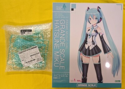 Kotobukiya Frame Music Girl GRANDE SCALE Hatsune Miku (with Bonus Included) Bild 1