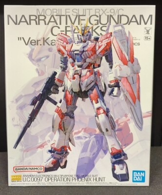 BANDAI SPIRITS MG 1/100 Mobile Suit Gundam NT (Narative) Narrative Gundam C-Packs Ver.Ka image 1