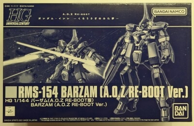 Bandai Spirits Bandai Namco HGUC 1/144 Bandai Namco version of Barzam (AOZ RE-BOOT version)