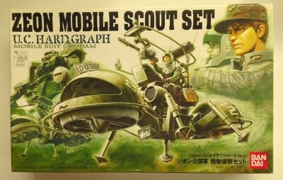 Bandai 1/35 UC Hard Graph Series Mobile Suit Gundam Zeon Principality Mobile Reconnaissance set 1 image 1