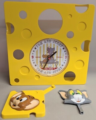 Peanuts Club Pendulum Wall-Clock: Tom and Jerry 圖片 1