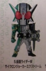 Bandai Spirits Ichiban Kuji Kamen Rider OOO (O's) & double OOO 10th anniversary F Prize Kamen Rider W Cyclone Joker Extreme DEFORME-X Kamen Rider W 5 imagen 1