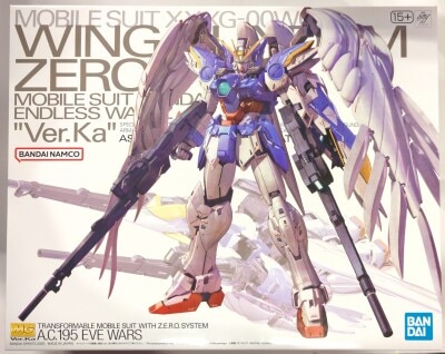 BANDAI SPIRITS MG 1/100 Bandai Namco version Mobile Suit Gundam Wing Endless Waltz Wing Gundam Zero EW Ver.Ka/15+