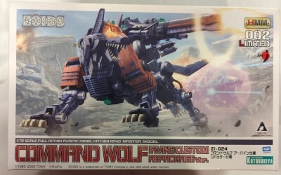 Kotobukiya 1/72 HMM ZOIDS Command Wolf Irvine Custom package Version 002L 圖片 1