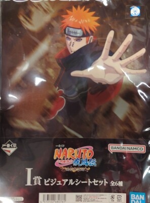 Bandai Spirits Ichiban Kuji NARUTO Shippuden Kazekage Shippuden Arc Prize I-Prize Pain (Tendo) & Konan Visual Sheet Set image 1