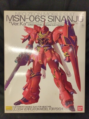 Bandai MG 1/100 Mobile Suit Gundam Unicorn Sinanju/Ver.Ka
