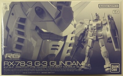 BANDAI SPIRITS RG 1/144 Mobile Suit Gundam RX78-3 Gundam G-3 Bild 1
