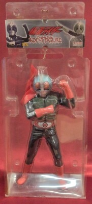 Banpresto Kamen Rider Double Rider Sofubi Figure Kamen Rider Kamen Rider No. 2 gambar 1