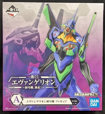 Bandai Spirits Ichiban Kuji Evangelion Unit-01, Out of Control! A-Prize Evangelion Unit-01 Figure MEGAIMPACT