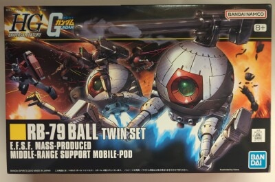 Bandai Spirits HGUC 1/144 Bandai Namco version Ball Twin Set 114 Mobile Suit Gundam image 1