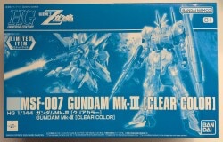 Bandai Spirits HGUC 1/144 Mobile Suit Zeta Gundam Gundam Mk-III [Clear Color] LIMITED