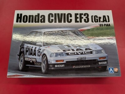 Aoshima Bunka Kyozaisha Kyozai 1/24 BEEMAX Honda Civic EF3 Gr.A '89 PIAA No.6