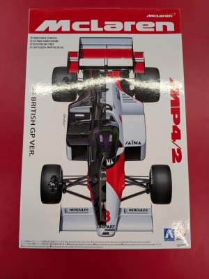 Aoshima 1/20 BEEMAX McLaren MP4/2 '84 United Kingdom Grand Prix specification 03 image 1