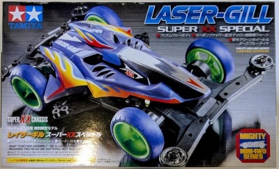 Tamiya Mighty Mini 4WD Special Edition Super XX chassis Razor Gill Super XX Special (Made in the Philippines) 95468 이미지 1