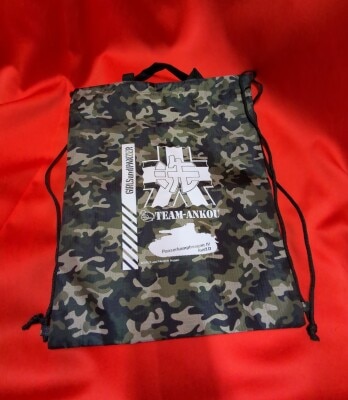 Girls Und Panzer Namco Camouflage Pattern Anglerfish Team Laundry Bag