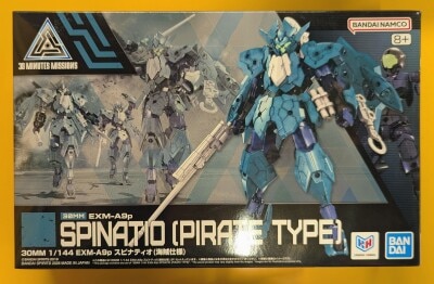 Bandai 30 MINUTES MISSIONS EXM-A9p Spinatio (Pirate Version) gambar 1