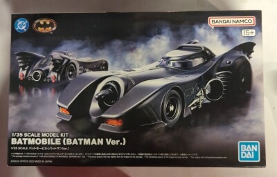 BANDAI MODEL KIT BATMOBILE (BATMAN VER) +15 notation 1/35 Scale