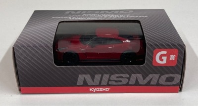 Kyosho 1/64 KYOSHO Mini Car Kuji, Part 2, Circle K Sunkus Limited Edition: NISSAN GT-R NISMO N Attack Package/Red G Prize รูปภาพ 1