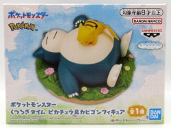 Bandai Spirits Relaxing Time Figures Pokemon Pikachu& Snorlax