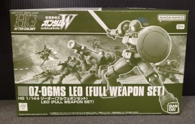 BANDAI SPIRITS HG AFTER COLONY 1/144 Bandai Namco Leo (Full Weapon Set)
